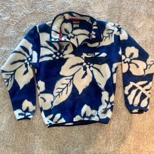 RARE Hawaiian Flower Patagonia Fleece